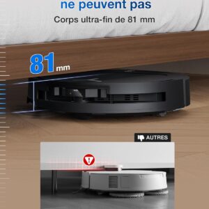 ECOVACS T50 Omni Gen2, robot aspirateur laveur avec station affine