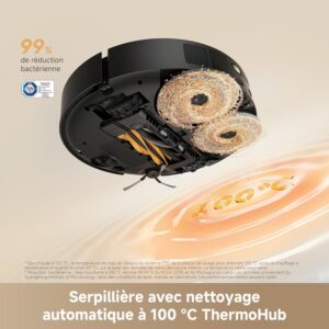 Dreame L50s Pro Ultra, robot aspirateur laveur avec station autonome