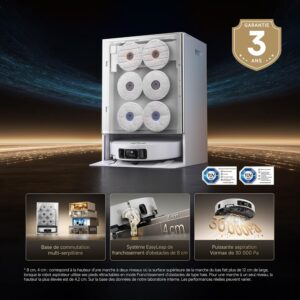 Dreame Matrix10 Ultra, robot aspirateur laveur avec station tres autonome