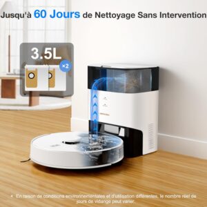 AIRROBO GT21, robot aspirateur laveur avec station pour oublier la corvée