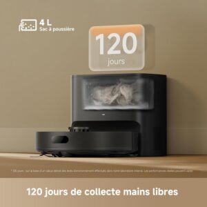 Dreame D20 Air Plus, robot aspirateur laveur avec station sans entretien