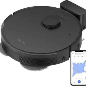 dreame L10s Pro Gen 3 Robot Aspirateur, 13 000 Pa, Système de Lavage des Sols DuoScrub, Serpillière à Levage Automatique de 7 mm, Puissant Nettoyage des Tapis/Moquette, Batterie 5 200 mAh, Noir