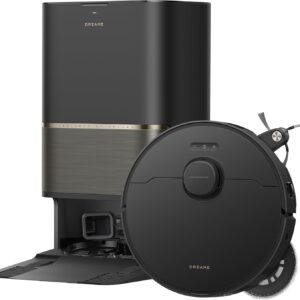 dreame L50s Pro Ultra Robot aspirateur Laveur, 30 000 Pa, 100 Jours de vidage Automatique, Nettoyage des serpillières à Haute température, Nettoyage des Bords et des Coins, Brosse Anti-enchevêtrement