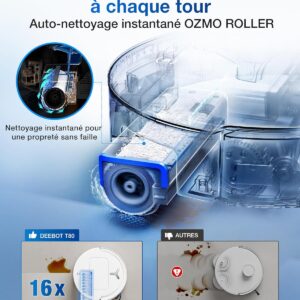 ECOVACS DEEBOT T80 Omni, robot aspirateur laveur axe sur le lavage