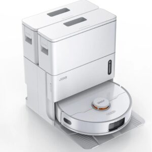 JONR Robot aspirateur T5 Pro Gen 2, 15000 Pa, avec fonction de lavage, puissance d'aspiration (mise à niveau de T5 Pro) avec séchage à air chaud, brosse latérale anti-nœuds, évitement des obstacles
