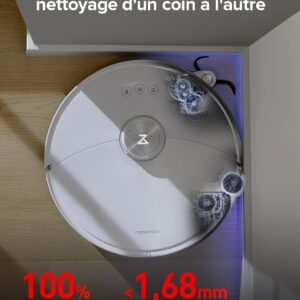 Roborock S8 MaxV Ultra, robot aspirateur laveur avec station sans effort