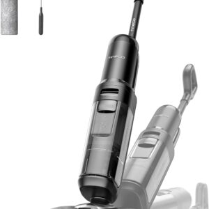 Tineco Floor One S7 Stretch Steam Nettoyeur Vapeur, Aspirateur Balai Vapeur sans Fil 2 en 1, 160℃ HyperSteam, 180° Pose à Plat, Auto-Nettoyage FlashDry, 80 Min d'autonomie, Anti-Tangle-Design