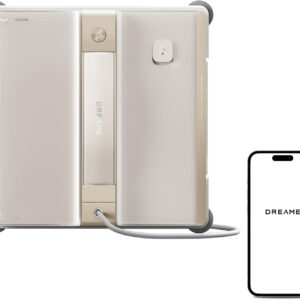 dreame C1 Robot Laveur de Vitres, Puissance d'Aspiration de 5 500 Pa, Protection et Sécurité Fiables, Technologie CornerClean, Nettoyage Humide Minutieux, Technologie à Double Jet