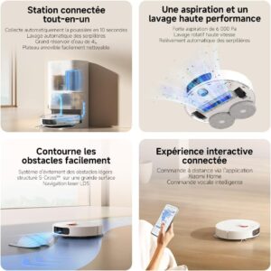 Xiaomi X20+ robot aspirateur laveur avec station pour tout automatiser
