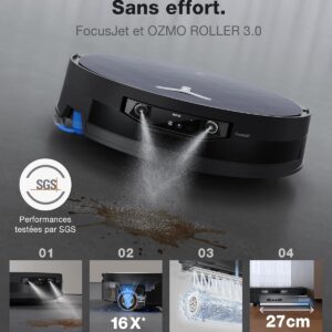 ECOVACS X12 OmniCyclone, robot aspirateur laveur a l&rsquo;autonomie rare