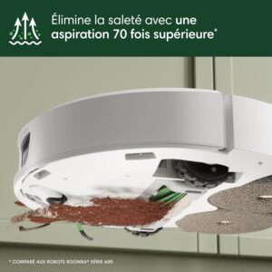 iRobot Roomba Plus 505 Combo, robot aspirateur laveur tres autonome