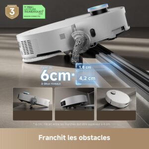 Dreame X50 Ultra Complete, robot aspirateur laveur avec station aboutie