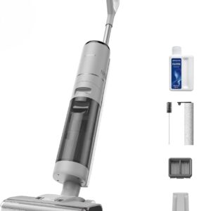 DREAME G10 Pro Aspirateur Laveur, 16000Pa, Aspirateur/Balai/Serpillière, Liquides/Solides, Brosse à Deux Bords, Nettoyage Automatique à Double Rotation, 35 Min. d'Autonomie, Grand Affichage LED, 75dBA