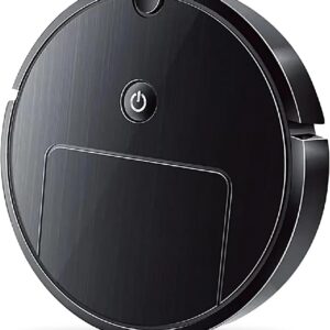Générique Robot Laveur Intelligent Ultra-Fin 4.2cm - Autonome, 40min Autonomie, Faible Bruit 15dB, Serpillière Jetable Incluse (10 pièces)-Noir