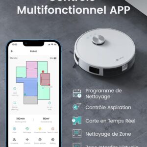 Lefant M1, robot aspirateur laveur LiDAR pour un nettoyage bien cadencé
