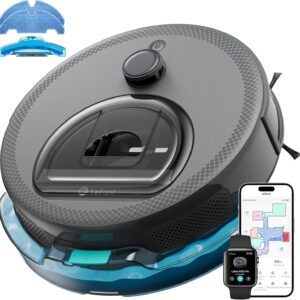 Lefant M330 Pro Robot Aspirateur Laveur 3 en 1, Aspirateur Robot 5000Pa d'Aspiration, Navigation dToF, Cartographie, Zones Virtuelles, Évitement d'obstacles PSD, 150min, Connecté par Alexa/APP/WiFi