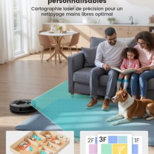 Lefant M330 Pro, robot aspirateur laveur compact et precis au quotidien