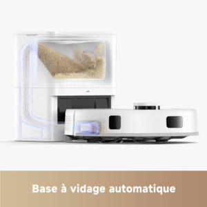 Mova E20 Plus, robot aspirateur laveur avec station pour se simplifier le ménage