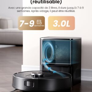 Proscenic Q8 Max+ robot aspirateur laveur avec station pour simplifier le ménage