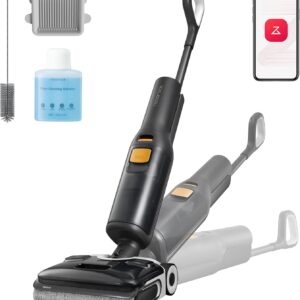 roborock F25 XT aspirateur Laveur sans Fil 20 000 Pa, Tout-en-Un pour sols durs, zéro enchevêtrement, séchage Rapide à 90 °C, inclinable à 180°, WiFi.