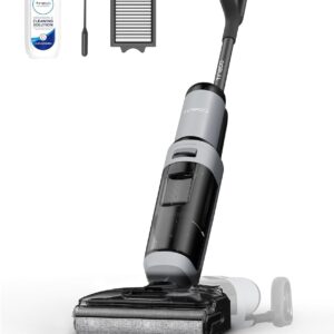 Tineco Floor One i5 Stretch Aspirateur Laveur, Aspirateur Sec et Humide, Aspiration Puissante 20 kPa, portée à Plat 180°, Nettoyage Deux Bords, 30 Min d'autonomie, Réservoirs d'eau Grande Capacité
