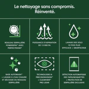 iRobot Roomba Max 705 Combo, robot aspirateur laveur avec station fiable