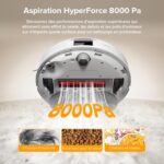 Roborock QV 35A, robot aspirateur laveur avec station bien automatise