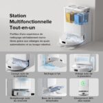 Roborock QV 35A, robot aspirateur laveur avec station bien automatise