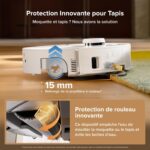 Roborock Qrevo Curv 2 Flow, robot aspirateur laveur très autonome