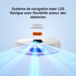 XIAOMI S40C, robot aspirateur laveur efficace sur sols durs et tapis