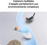 XIAOMI S40C, robot aspirateur laveur efficace sur sols durs et tapis