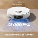 Dreame D20 Pro Plus, robot aspirateur laveur avec station pour animaux