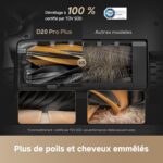 Dreame D20 Pro Plus, robot aspirateur laveur avec station pour animaux