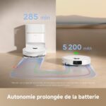 Dreame D20 Pro Plus, robot aspirateur laveur avec station pour animaux