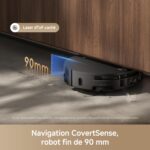 Mova S70 robot aspirateur laveur avec station axe sur le lavage