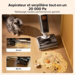 Roborock F25 GT, robot aspirateur laveur axe sur le lavage automatise