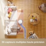 Mova M1, robot aspirateur laveur compact pour sols durs et tapis