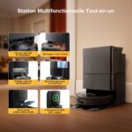 Roborock Qrevo S5V, robot aspirateur laveur avec station tres autonome