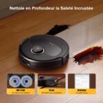 Roborock Qrevo S5V, robot aspirateur laveur avec station tres autonome