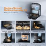 Roborock Qrevo Edge S5A, robot aspirateur laveur à eau chaude autonome