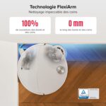 Roborock Qrevo Curv 2 Pro, robot aspirateur laveur avec station discret