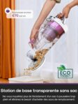 EUREKA E20 Evo Plus, robot aspirateur laveur avec station pour tapis