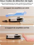 Lefant M2 Plus, robot aspirateur laveur avec station pour poils d&rsquo;animaux