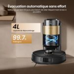 Proscenic Q20 Plus, robot aspirateur laveur avec station bien autonome