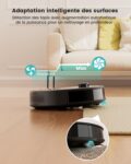 Lefant M330 Pro, robot aspirateur laveur compact pour petits espaces