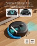 Lefant M330 Pro, robot aspirateur laveur compact pour petits espaces