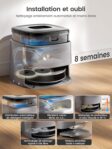 Lefant M3 Max, robot aspirateur laveur avec station bien automatise