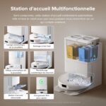Roborock QV 35S, robot aspirateur laveur avec station bien automatise