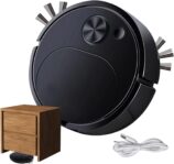 Générique Robot Aspirateur Laveur 3 en 1 USB pour petits espaces