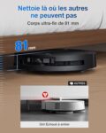 ECOVACS T50 Omni Gen2, robot aspirateur laveur avec station affine
